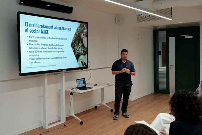 Damià Font, a la presentació del projecte (Marmirada)