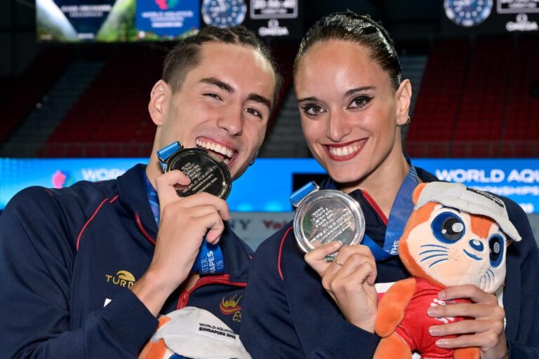 Mireia Hernández, medalla de plata en el Mundial de natació artística de Singapur