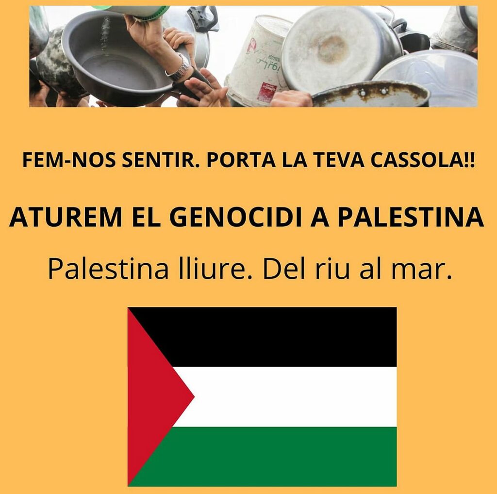 cartell cassolada palestina