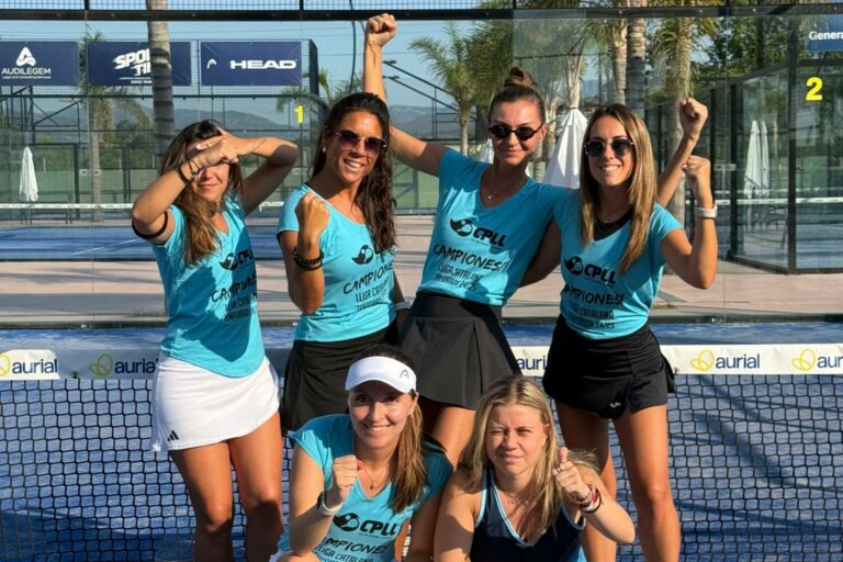 L'equip femení (Club Pàdel Lloret)