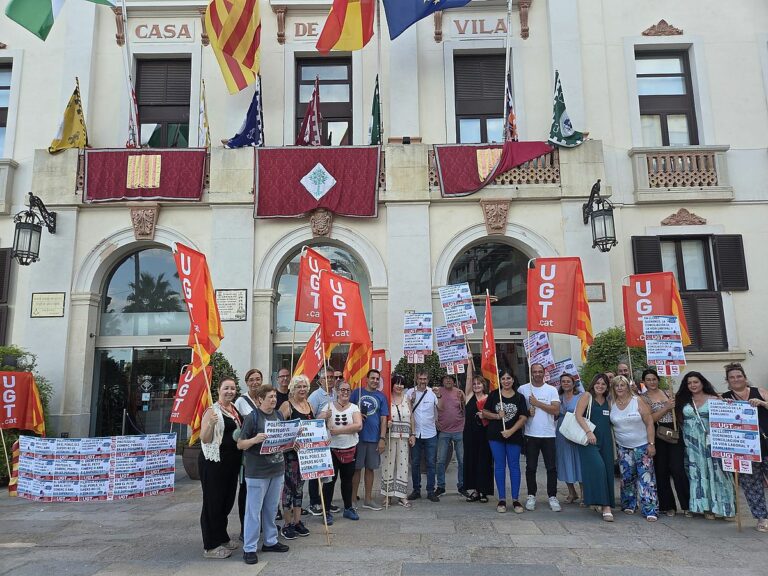 protesta UGT horaris comercials