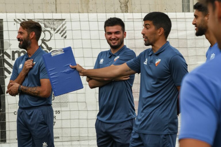 Amós Gasca en un entrenament de pretemporada (Hi.Vertigo)