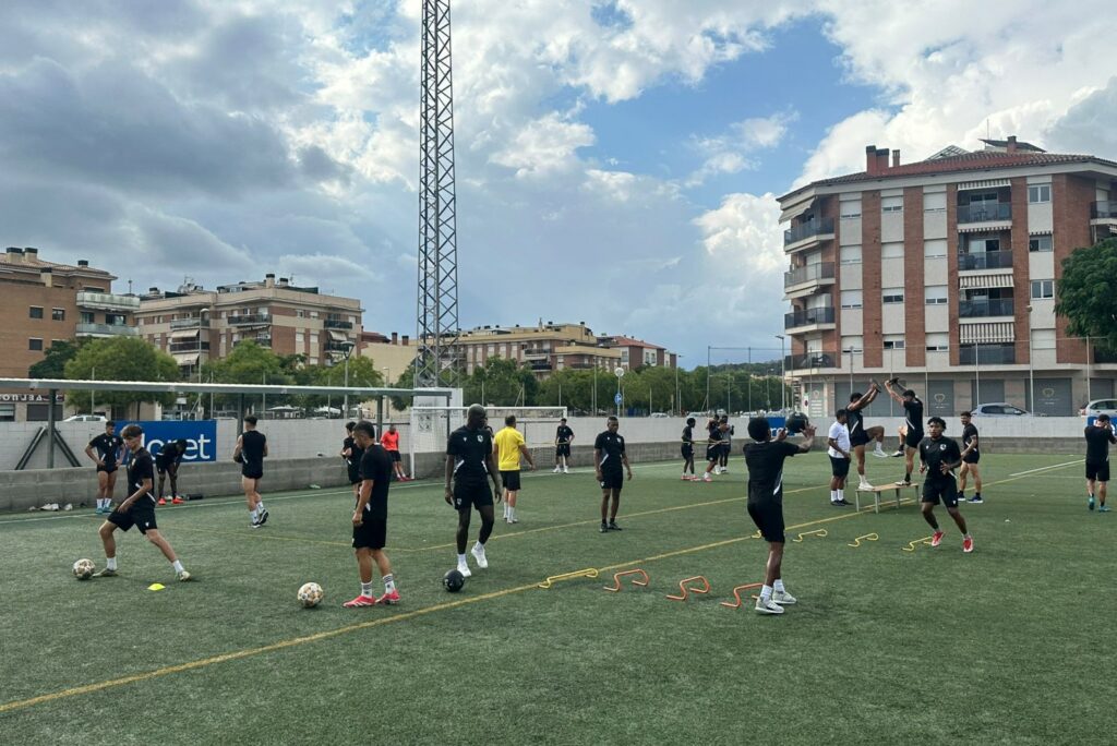 Un entrenament de pretemporada (Juve Lloret)