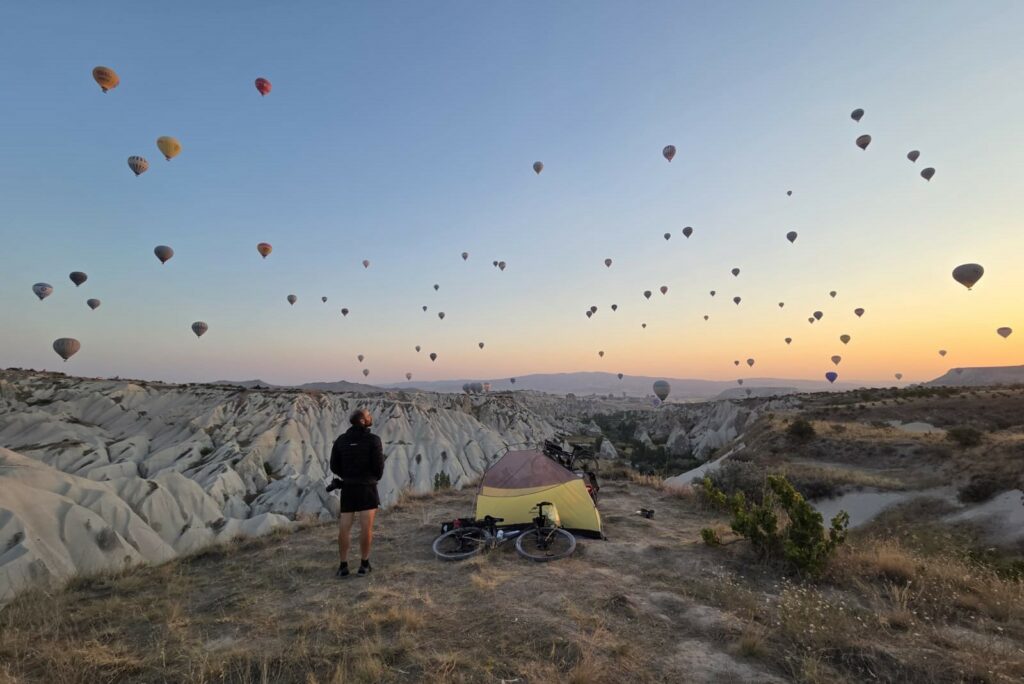 Dani Cazalla en el seu pas per la Capadocia