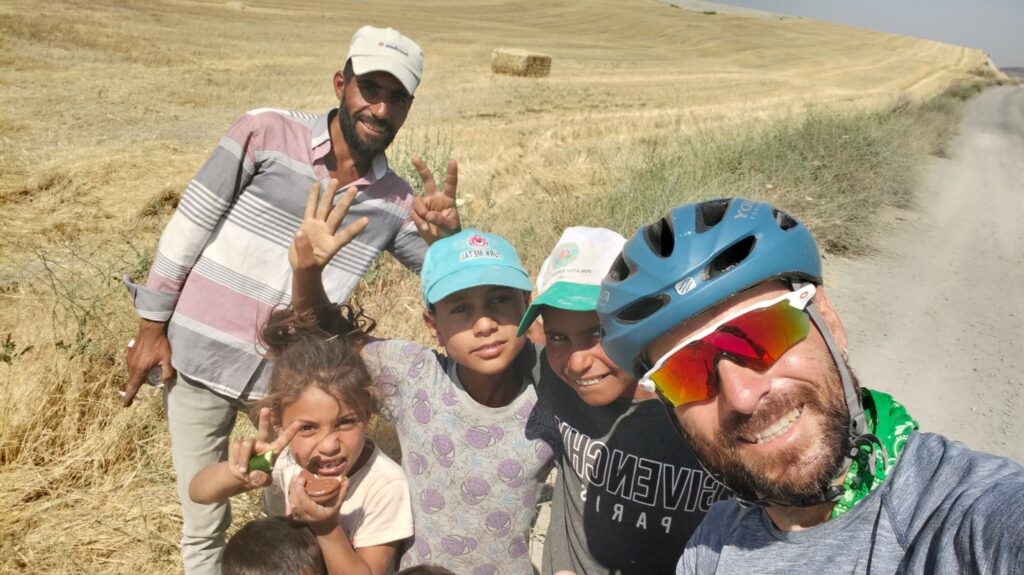 Durant la ruta no para de conèixer gent molt acollidora