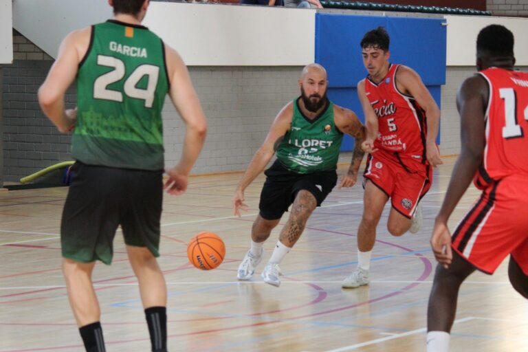 Un amistós del sènior masculí d'aquesta pretemporada (Bàsquet Lloret)