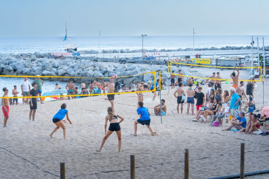 Pistes de volei platja al torneig de l'any passat (Volei Canyelles)