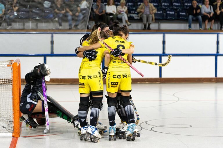 El CP Vila-sana celebrant la Copa de la Reina 2025 (Federació Catalana de Patinatge)