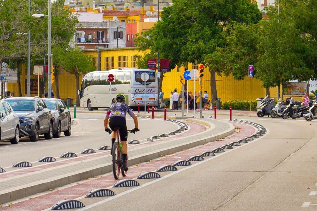 carril bici avinguda del rieral 1