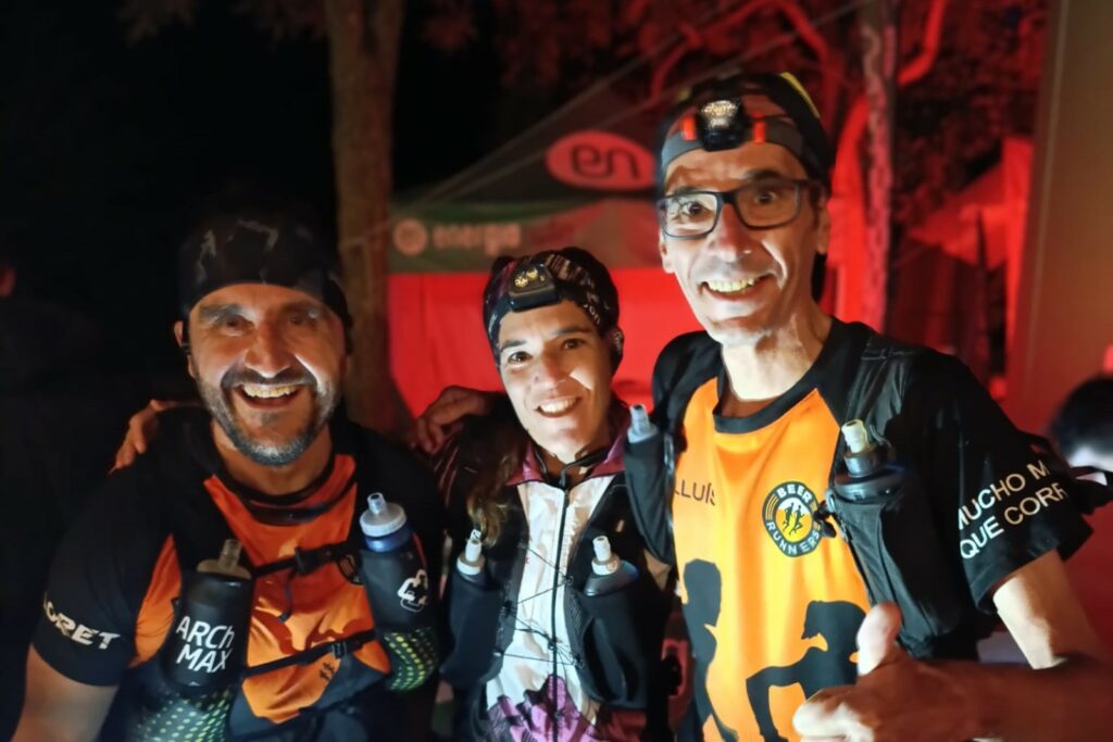 En Pere, la Mireia i en Lluís Ramon (Beer Runners)
