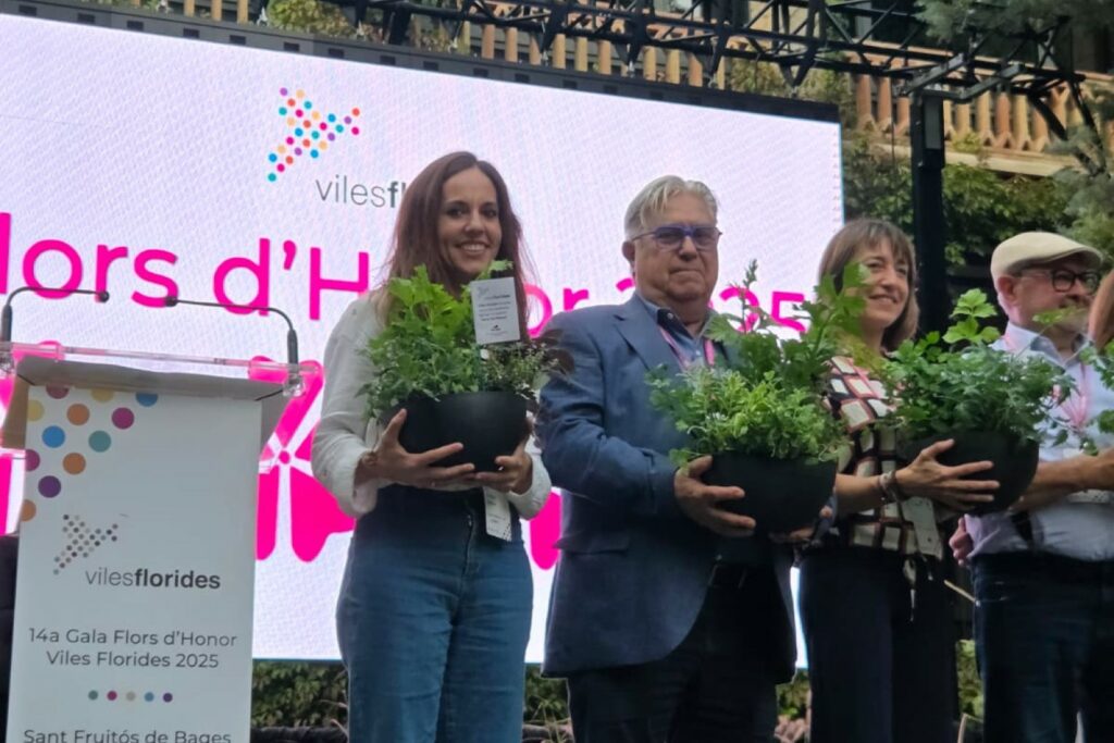 Vereda López a la gala de Viles Florides (Ajuntament de Lloret de Mar)