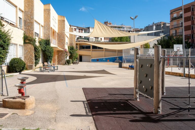 El pati de l'Esteve Carles, renovat aquest estiu (Ajuntament de Lloret de Mar)