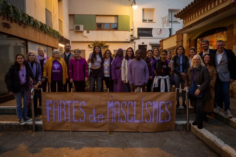 Concentració del 25N del 2024 (Ajuntament de Lloret de Mar)