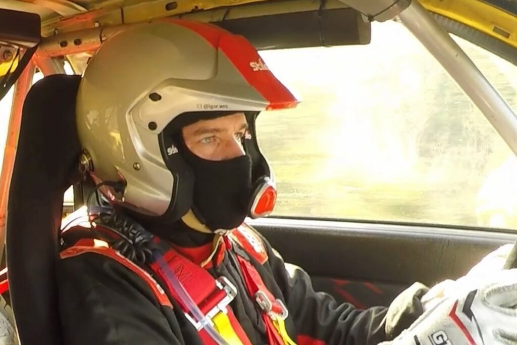 Ígor Díez pilotant al Rally de Lloret