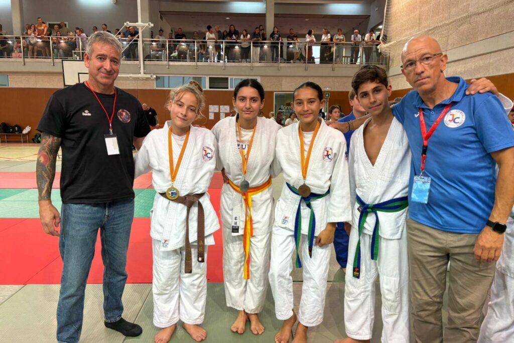 Alguns dels judokes de l'entitat (Club Esportiu Judo Lloret)