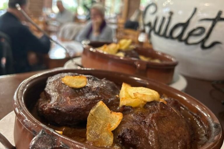 Les galtes de porc, un clàssic de la casa (Can Guidet)