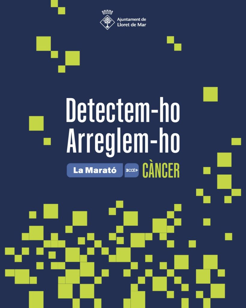 Cartell de La Marató a Lloret de Mar