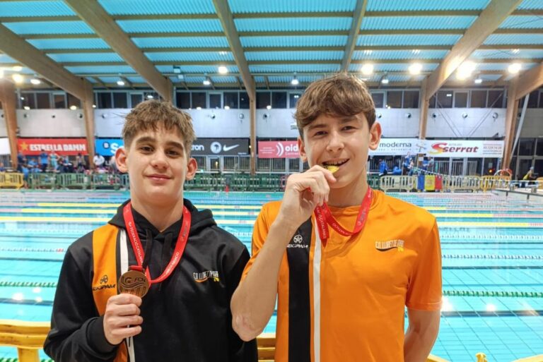 Javier Garcia i Màxim Tolmachev, del CN Lloret