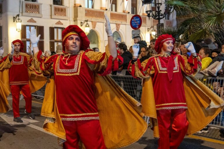 Patges reials a la cavalcada d'aquest any (Ajuntament de Lloret de Mar)