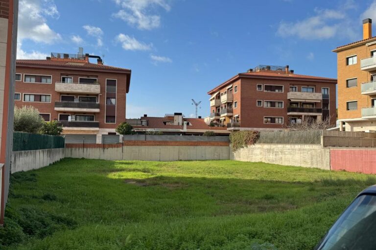 solar del Rieral on es faran els pisos de protecció oficial