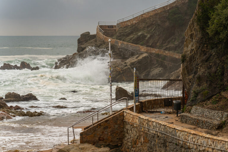 El camí de ronda a la Dona Marinera, tallat aquest matí