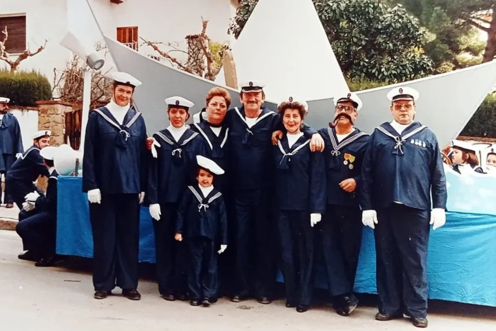 Una de les disfresses de Carnaval (Casal de l'Obrera)