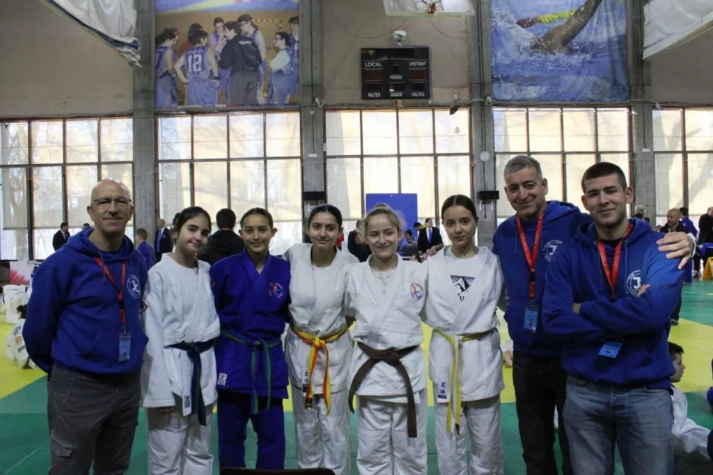 Judokes al Campionat de Catalunya infantil (Club Esportiu Judo Lloret)