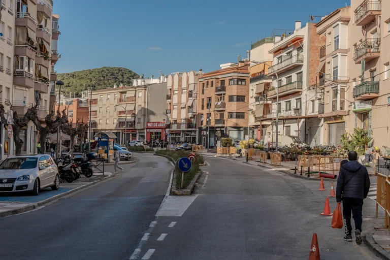 L'actual estat de l'avinguda de Vidreres