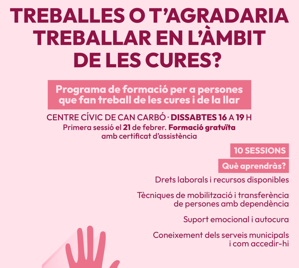 cartell formacio cures i llar