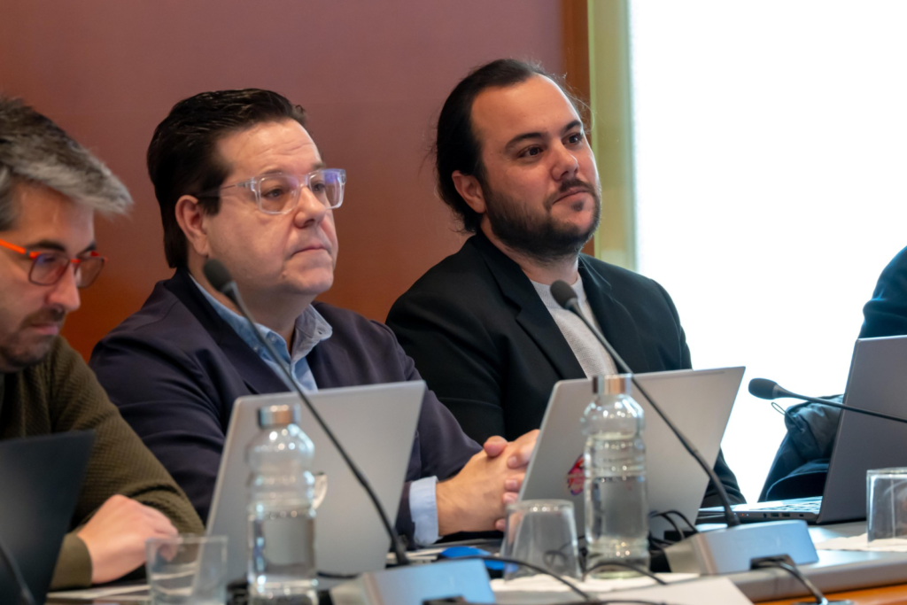 roma codina i jordi martinez al ple de pressupostos