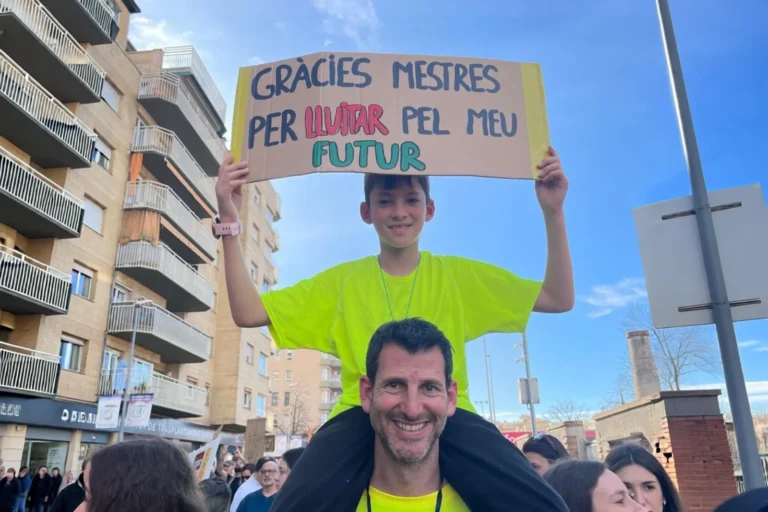 Manifestants a Girona aquest matí