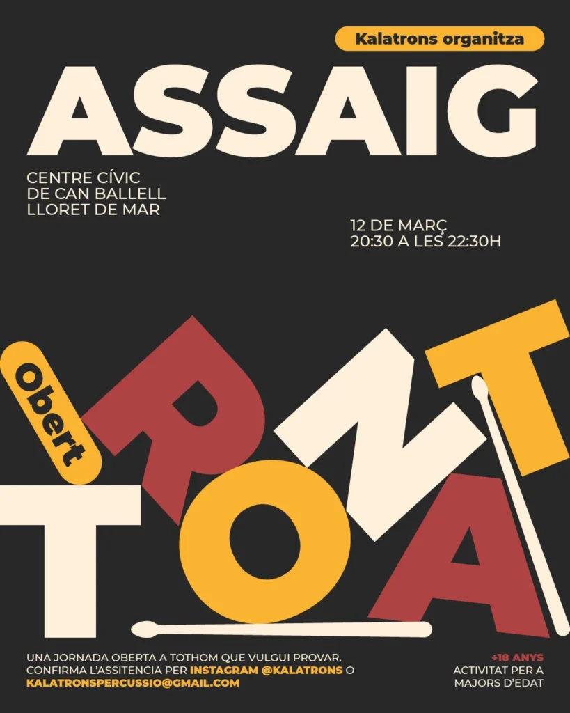 cartell assaig kalatrons