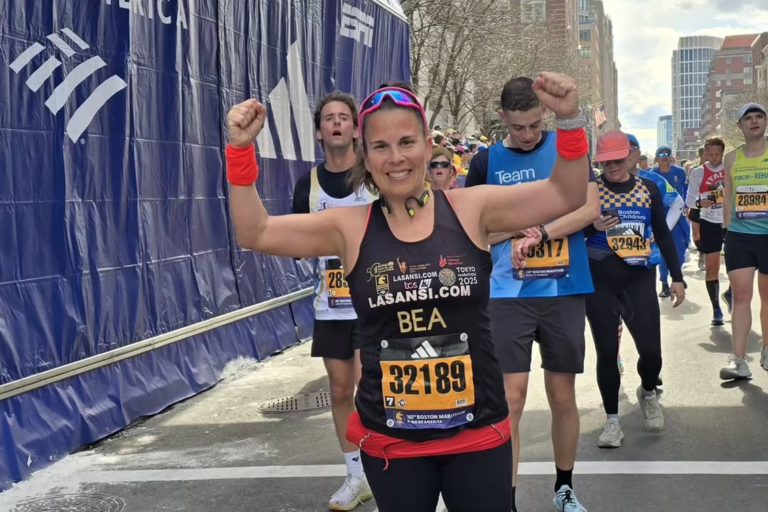 Bea Caballero a la marató de Boston