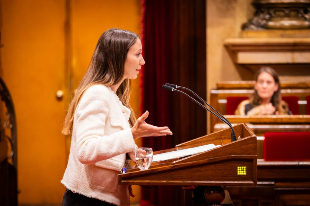 diputada Junts parlament autopista