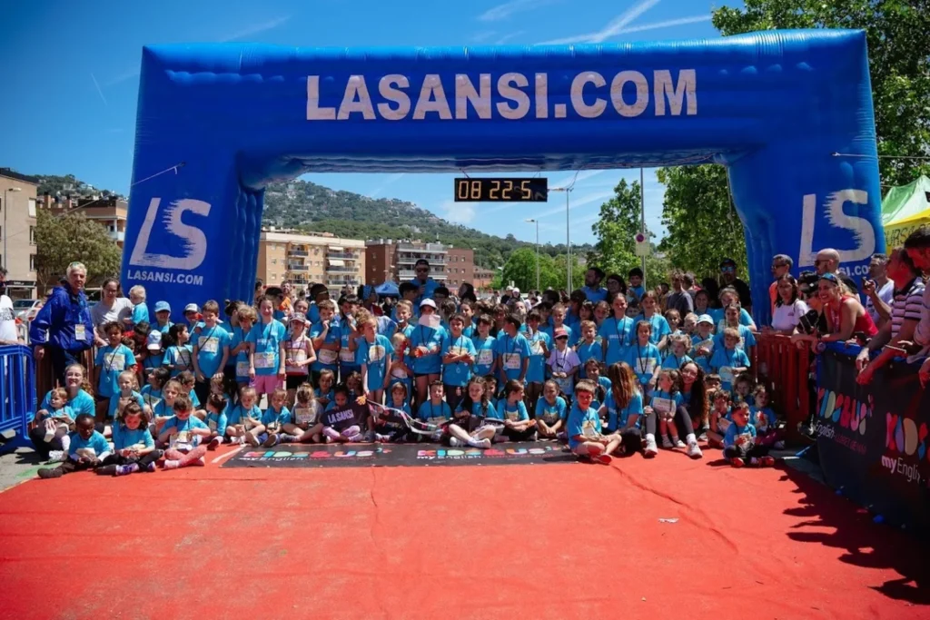 els participants Kids&Us Race, a la sortida de la prova aquest diumenge.