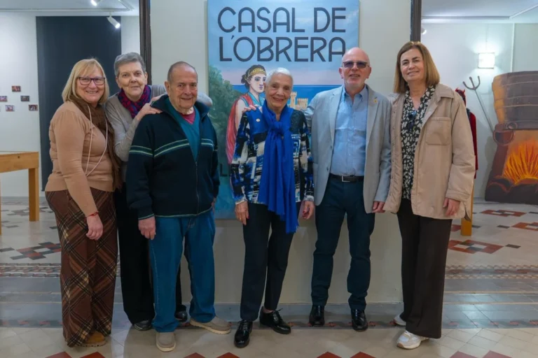 intergrants del casal de obrera en expo a can Saragossa