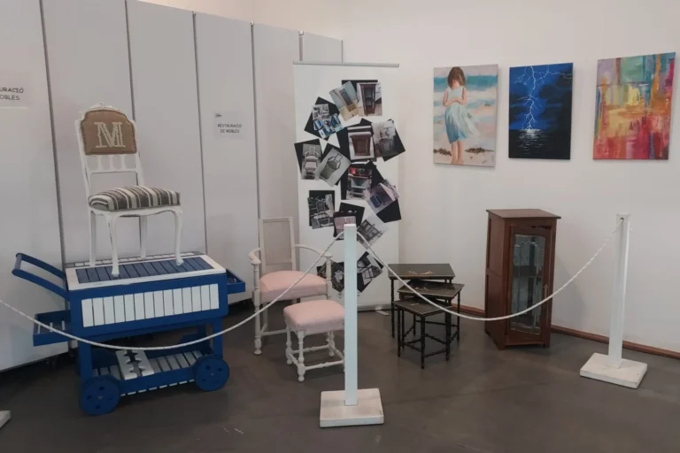 Un espai de l'exposició (Casal Municipal de la Gent Gran)