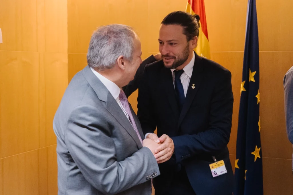 L'alcalde de Lloret en el seu viatge a Madrid (Ajuntament de Lloret de Mar)