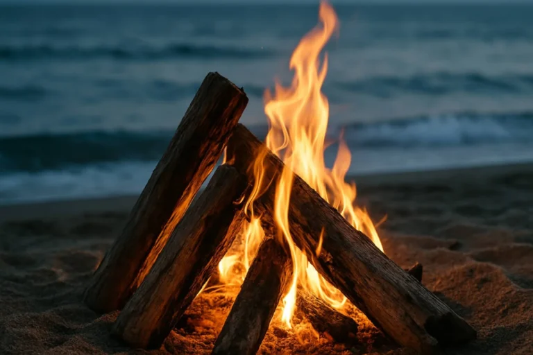 Una foguera a la platja (iPlaya)