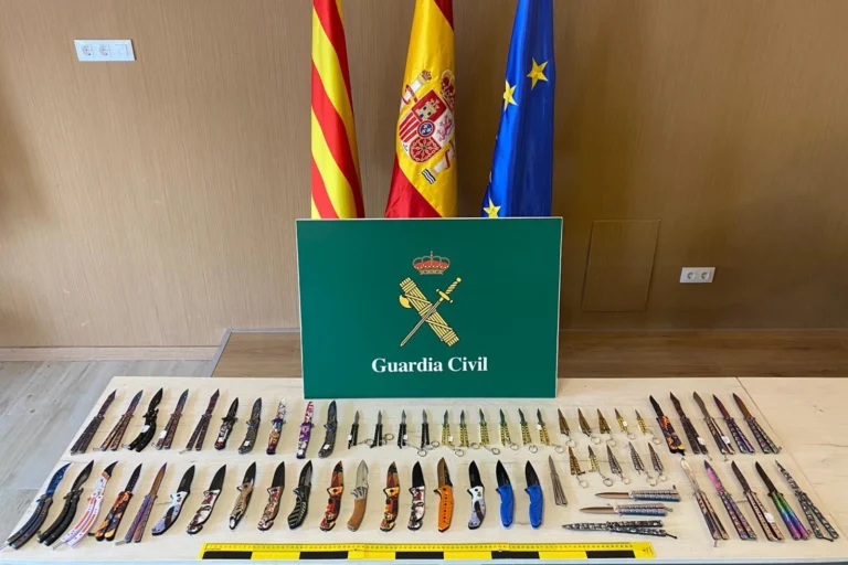Les armes intervingudes (Guàrdia Civil)