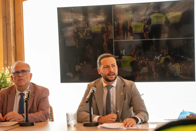 Adrià Lamelas, a l'acte de presentació de les novetats d'estiu
