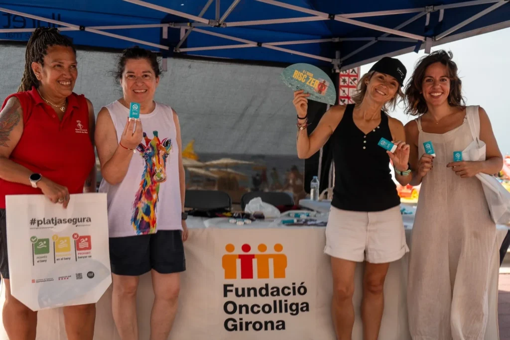 Oncolliga col·laborant amb la campanya (Ajuntament de Lloret de Mar)