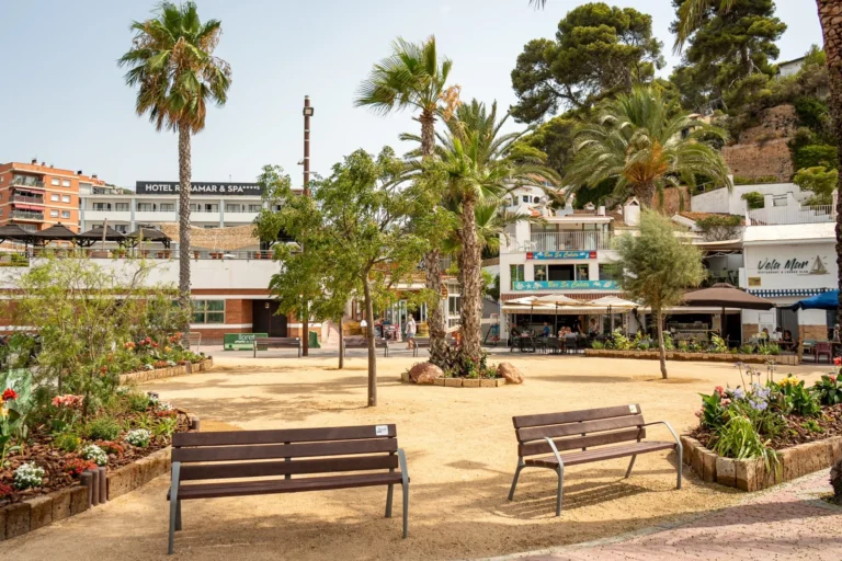 La nova zona verda (Ajuntament de Lloret de Mar)