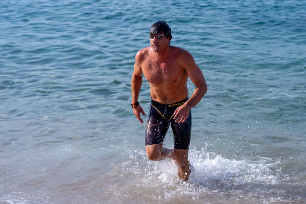 Guillem Pujol, guanyador de la distància de 1.500 metres.