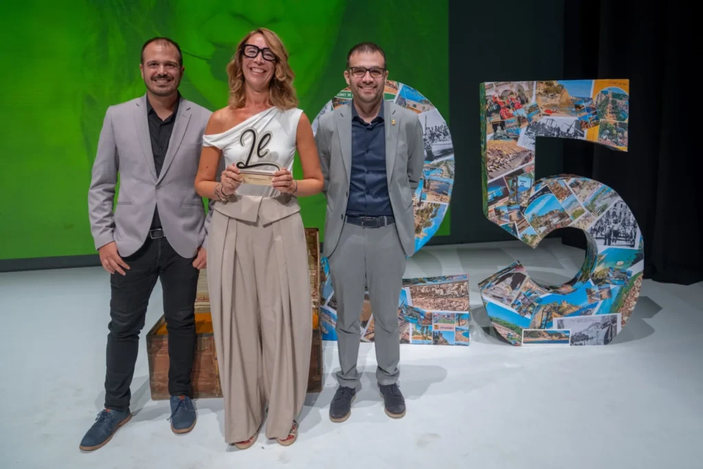 Ana Peña amb el reconeixement