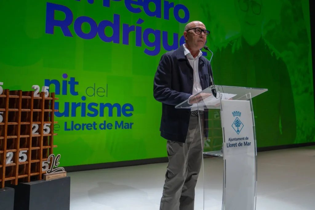 Pedro Rodriguez durant el seu discurs