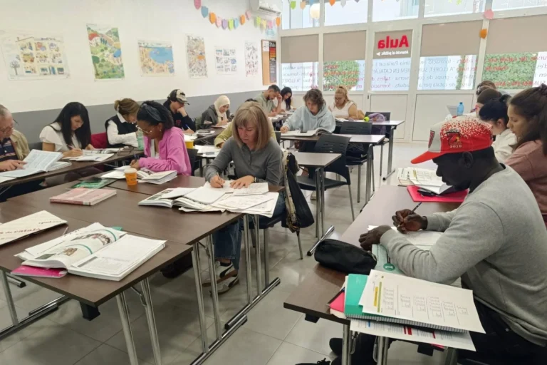 Una classe de l'últim trimestre (Oficina de Català)