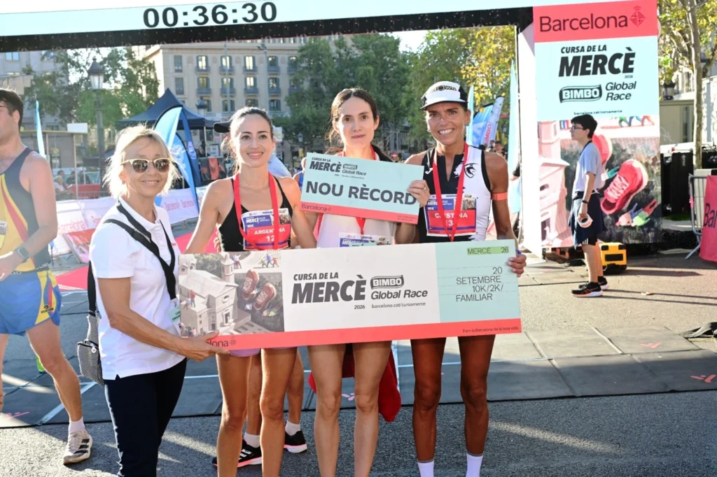 Douae Ouboukir va batre el rècord de la categoria femenina (La Sansi)