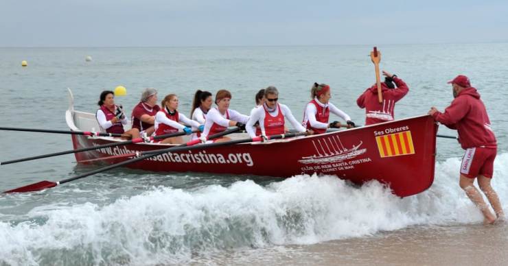 El Rem Santa Cristina torna amb bones sensacions de la 2a regata de la lliga de llarga distància