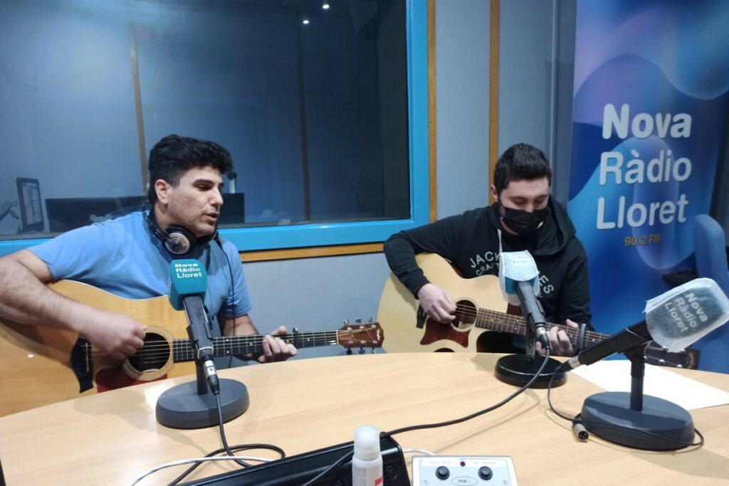 A Cámara Lenta als estudis de la ràdio